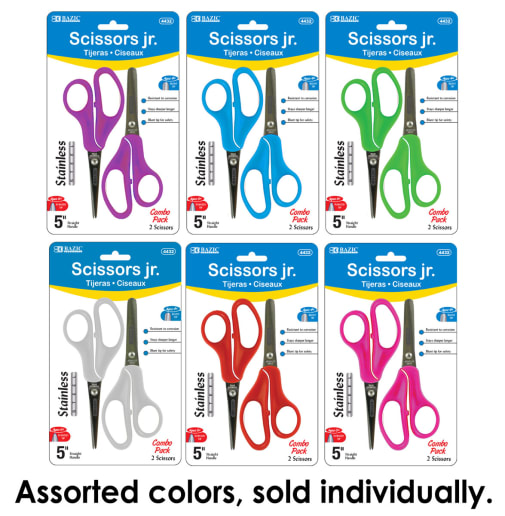 Junior Scissors set of two - Blunt & Pointed 5"