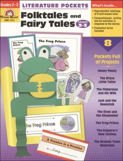 Literature Pockets - Folktales & Fairy Tales Gr 2-3