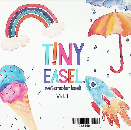 Tiny Easel Watercolor Book Volume 1 (6 x 6)