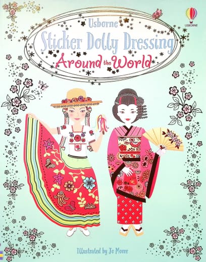 Sticker Dolly Dressing Around the World