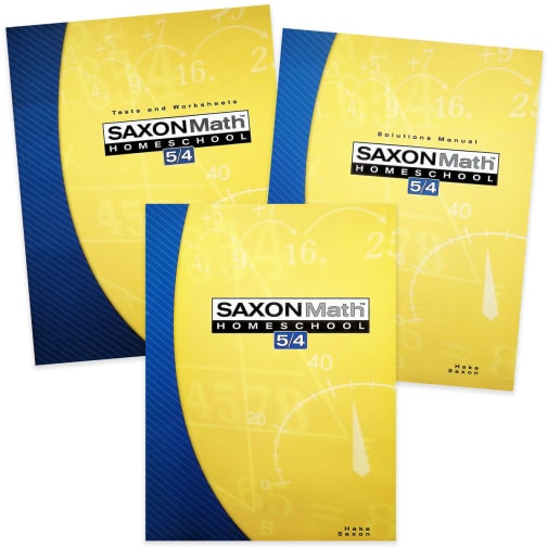 Saxon Math 5/4 Homeschool Kit (3rd Edition)