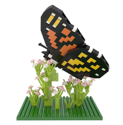 Mini Building Blocks: Monarch Butterfly (390 pieces)