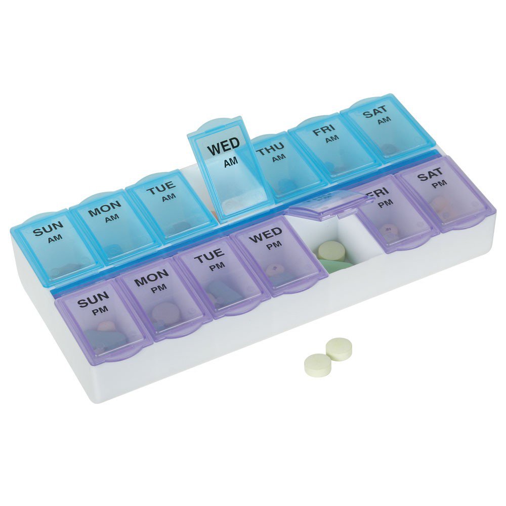Ezy Dose Pill Organizer, 5/8 x 1-1/4 x 7-1/4 Inch MK 843721