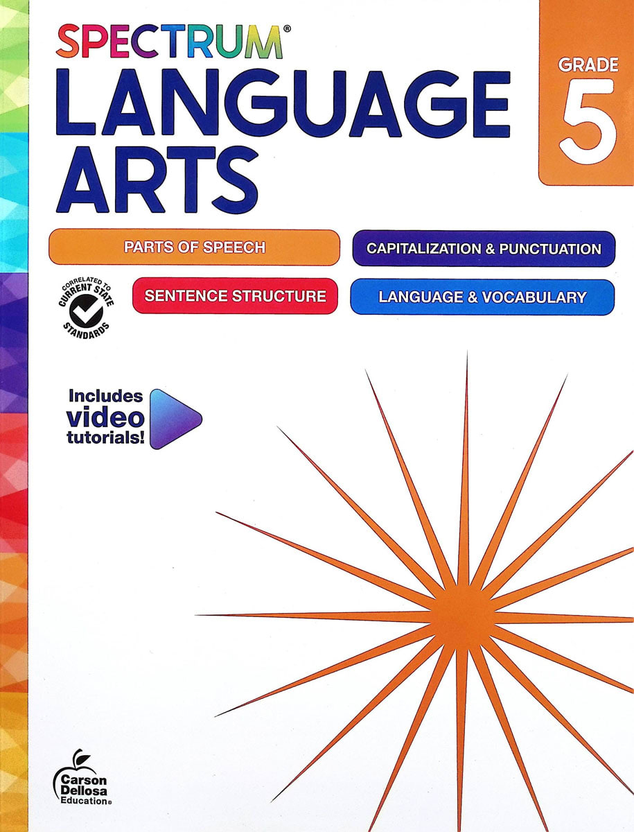 Spectrum Language Arts Workbook Grade 5 (2024 Edition)