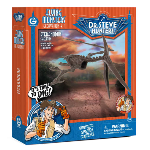 Flying Monsters Excavation Kit - Pteranodon Skeleton