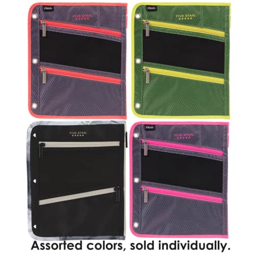 Five Star Zipper Pencil Pouch