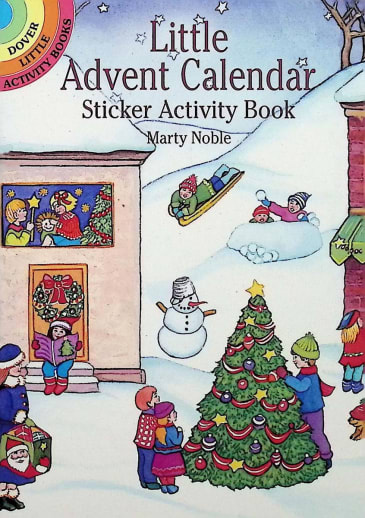Little Advent Calendar Sticker Activity Book