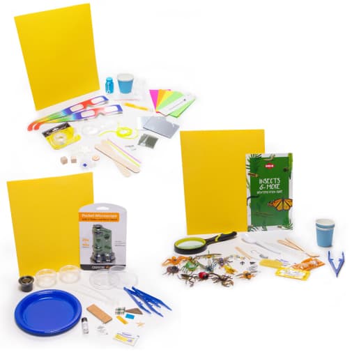 Home Science Adventures Complete Set II (Microscopic, Insects, Light)