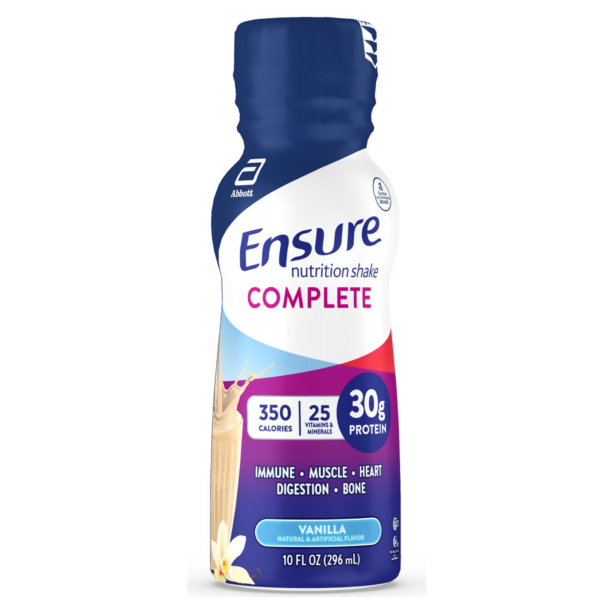Ensure Complete Nutrition Shake, Vanilla, 10-ounce Bottle MK 1195719