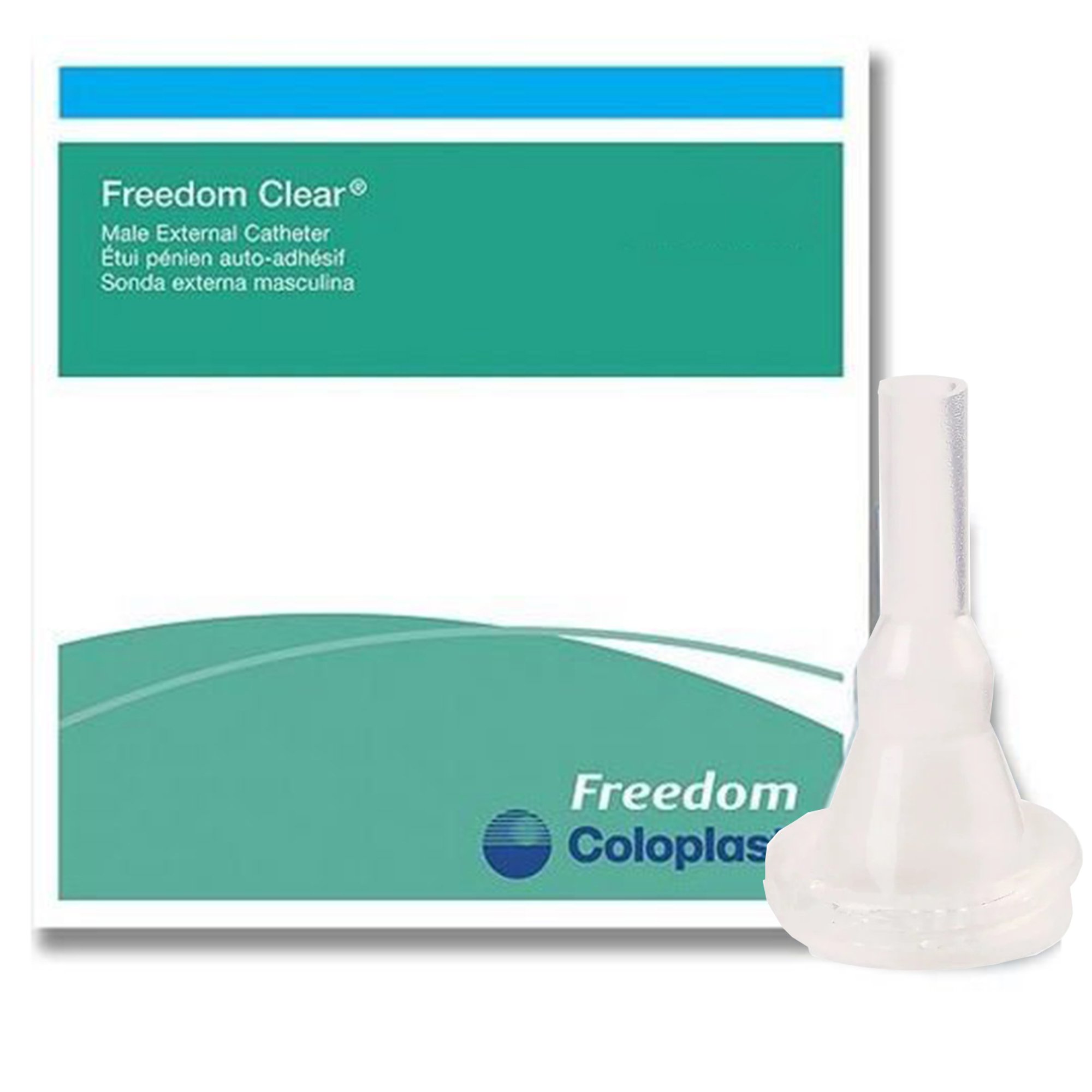 Freedom Clear Male External Catheter, Intermediate Size, 23mm, Standard Length MK 152249