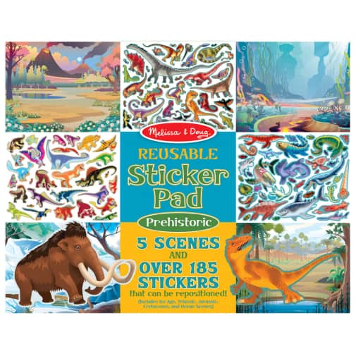 Melissa & Doug Reusable Sticker Pad - Prehistoric