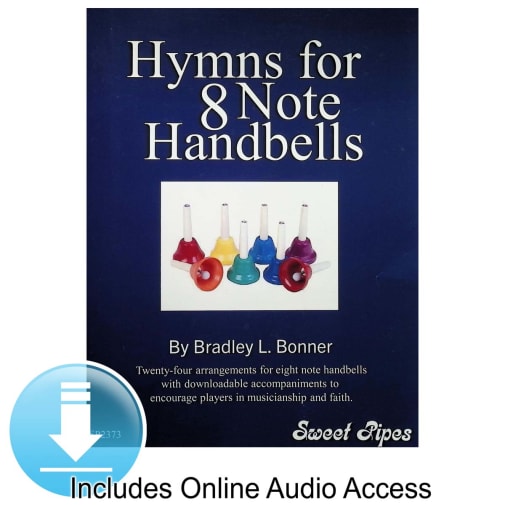 Hymns for 8 Note Handbells Book with Online Access