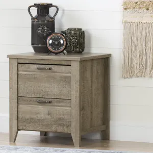 2-Drawer Nightstand - End Table with Storage