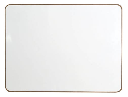 Magnetic Whiteboard 2-sided - Plain (9" x 12")