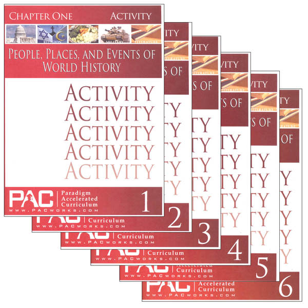 World History Activities Package (Chapters 1-6)