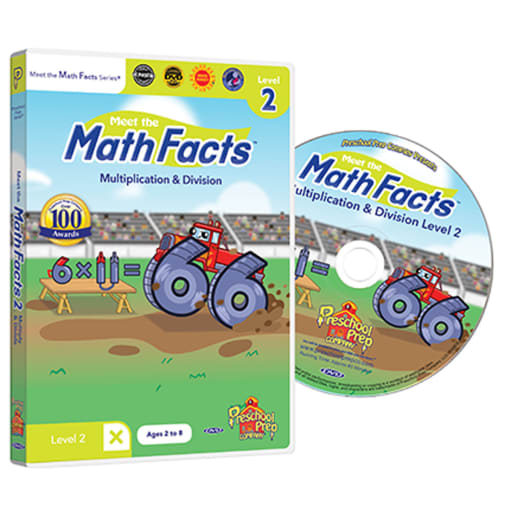 Meet the Math Facts Multiplication & Division DVD Level 2