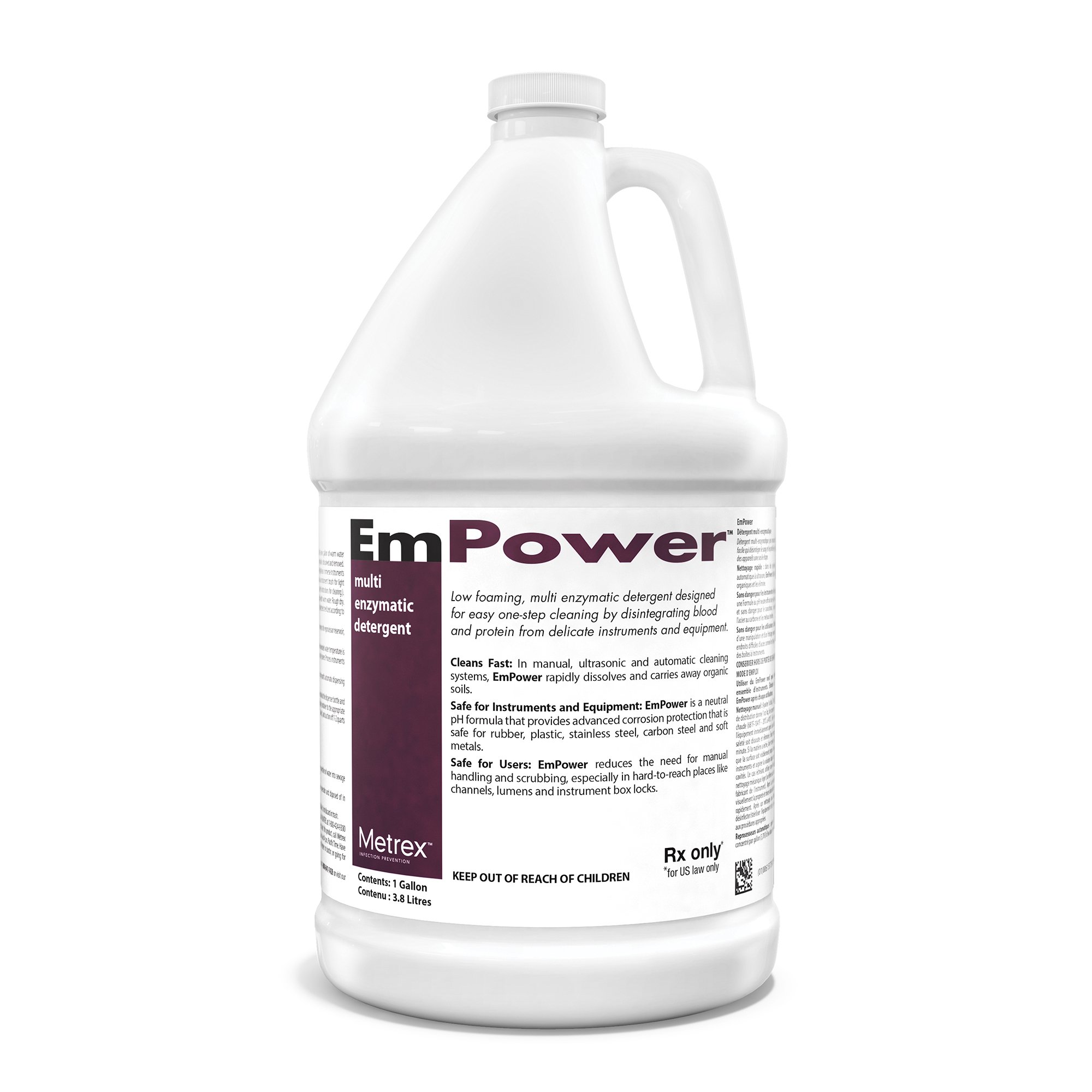 EmPower Dual Enzymatic Instrument Detergent, 1 gal Jug MK 373982