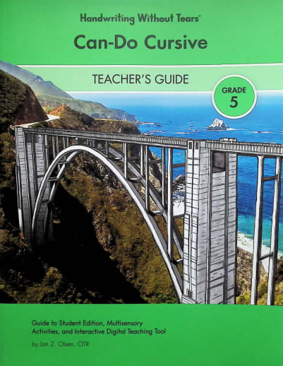 Can-Do Cursive 2025 Edition Teacher's Guide | Handwriting Without Tears