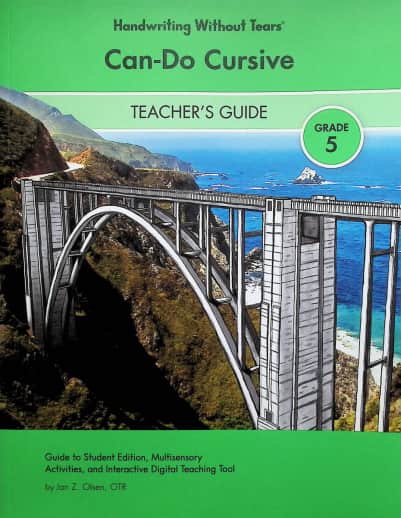 Handwriting Without Tears Can-Do Cursive 2025 Edition Teacher's Guide