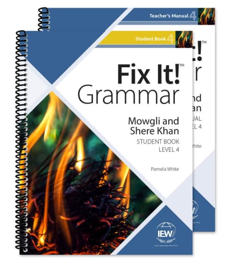 IEW Fix It! Grammar: Level 4 Mowgli/Shere Khan (Teacher/Student Combo)