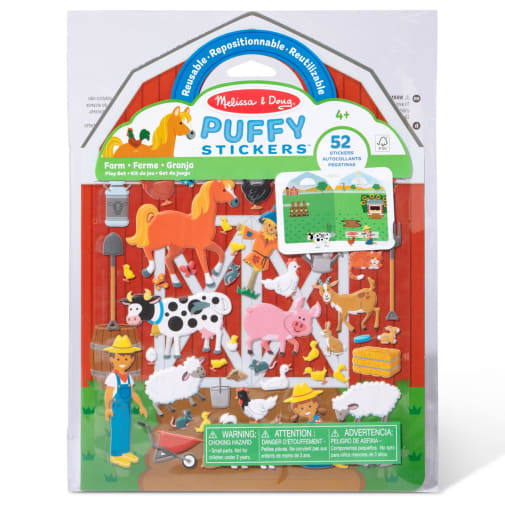Melissa & Doug On the Farm Puffy Sticker Play Set