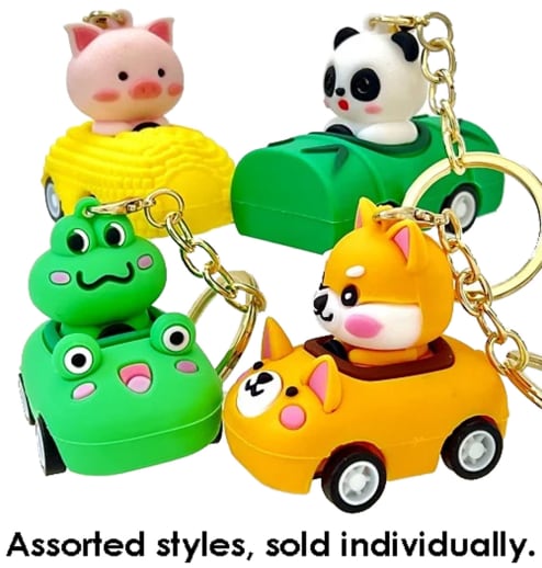 Pullback Car Keyring (assorted style)