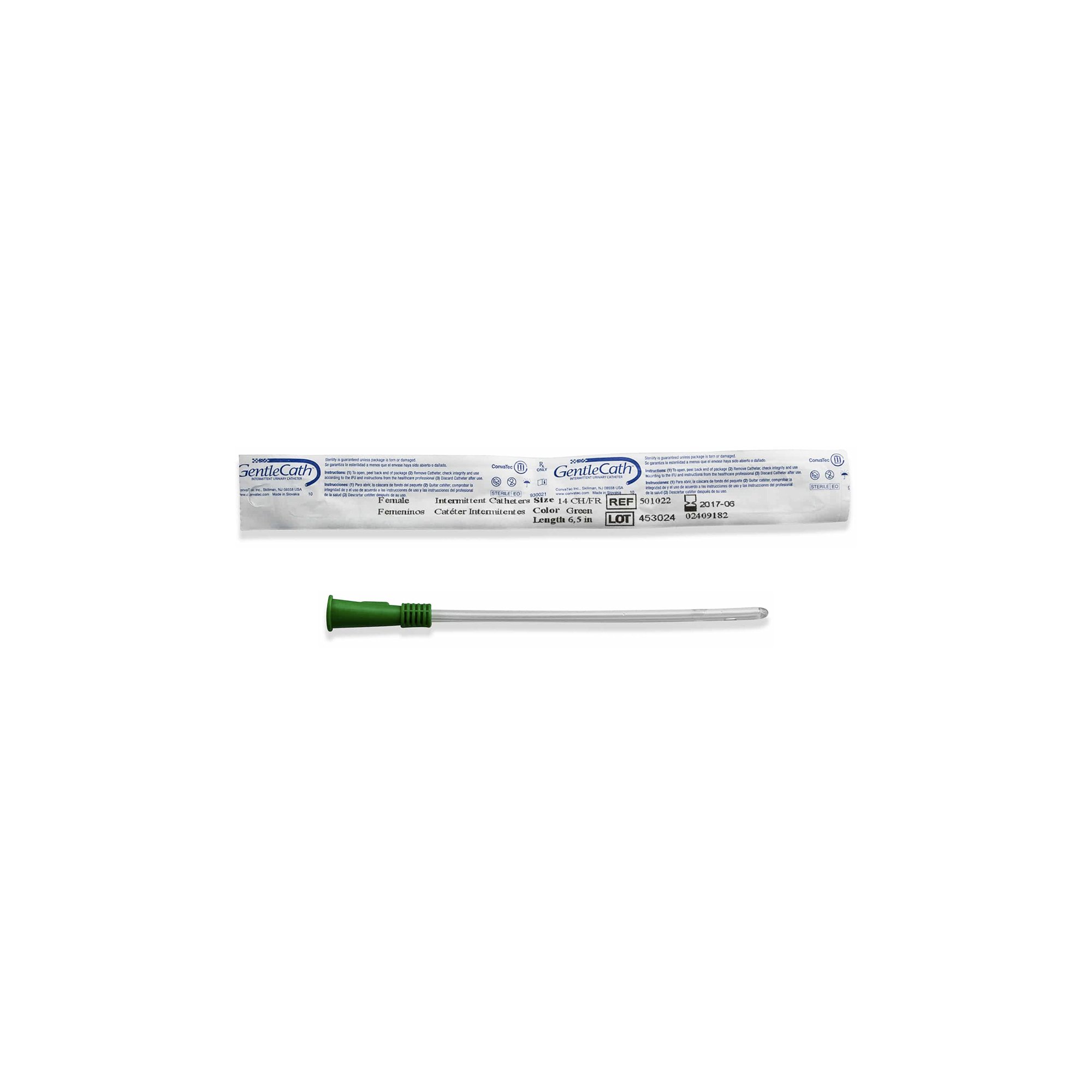 GentleCath Urethral Catheter, 16 Fr., Female, Straight MK 908408