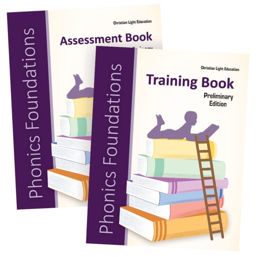 Christian Light Phonics Foundations Starter Pack (Training Book/Assessment Book)