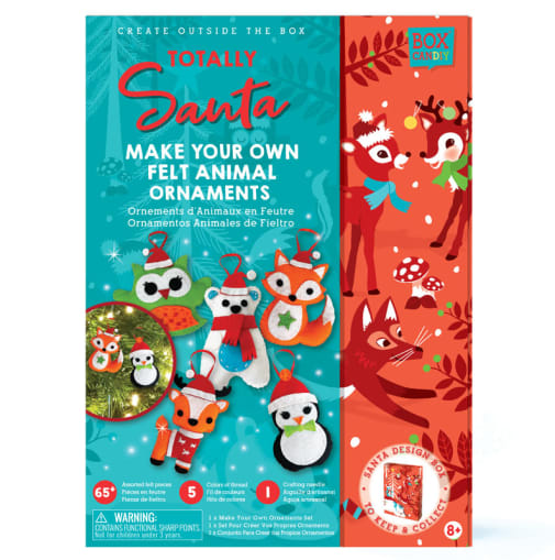 Totally Santa Make Your Own Felt Animal Ornaments