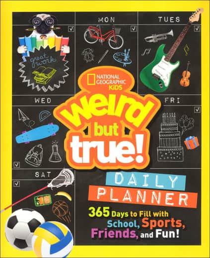 Weird But True Daily Planner