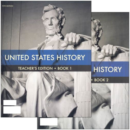 BJU Press United States History Teacher's Edition 5th Edition