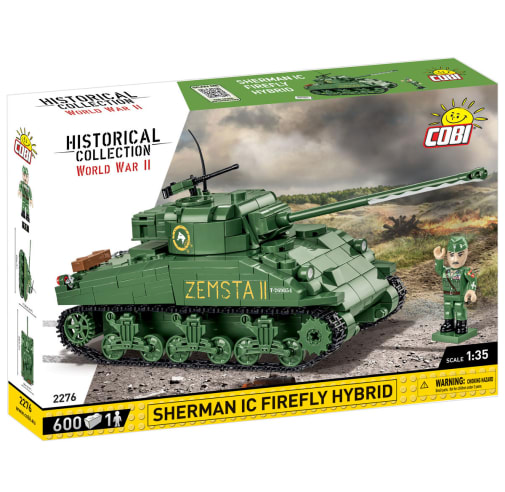 COBI Sherman IC Firefly Hybrid Tank - 600 pieces (World War II Historical Collection)