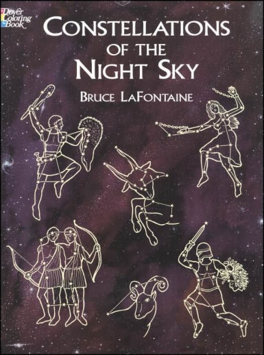 Constellations of the Night Sky Coloring Book