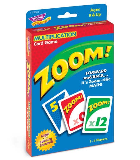 Zoom! Multiplication Card Game