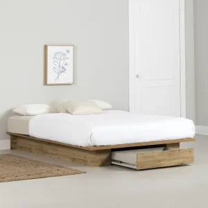 Base para cama tipo plataforma con cajón