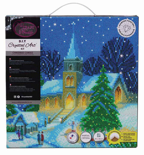 Crystal Art Medium Framed Kit - Christmas Carols