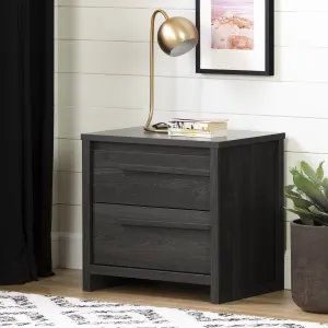 2-Drawer Nightstand - End Table with Storage