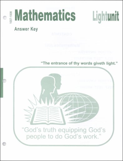 Mathematics LightUnits A/K 1007-1008 Geometry