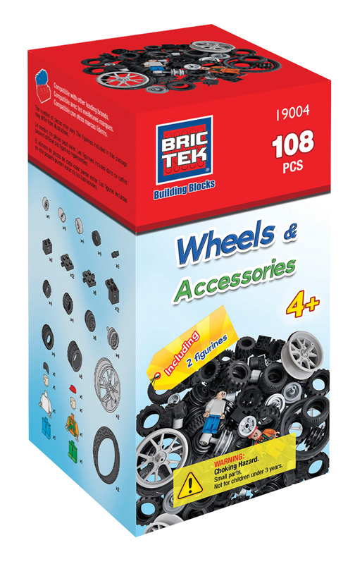 Wheels Kit 108 Pieces Brictek