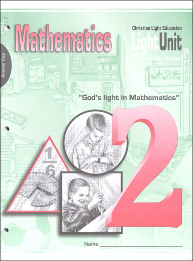Mathematics LightUnit 206 AnswrKey Sunrise Ed