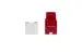 Cat6A RJ45 110 Type Keystone Jack, Red