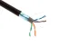 Cat5e Bulk Ethernet Cable, Shielded, Solid, CMX, Pull Box, 1000 ft, 350 Mhz, Black