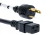 Locking Power Cord L6-30P to C19, Black , 15ft