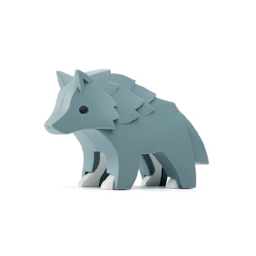 Forest - Wolf HALFTOY