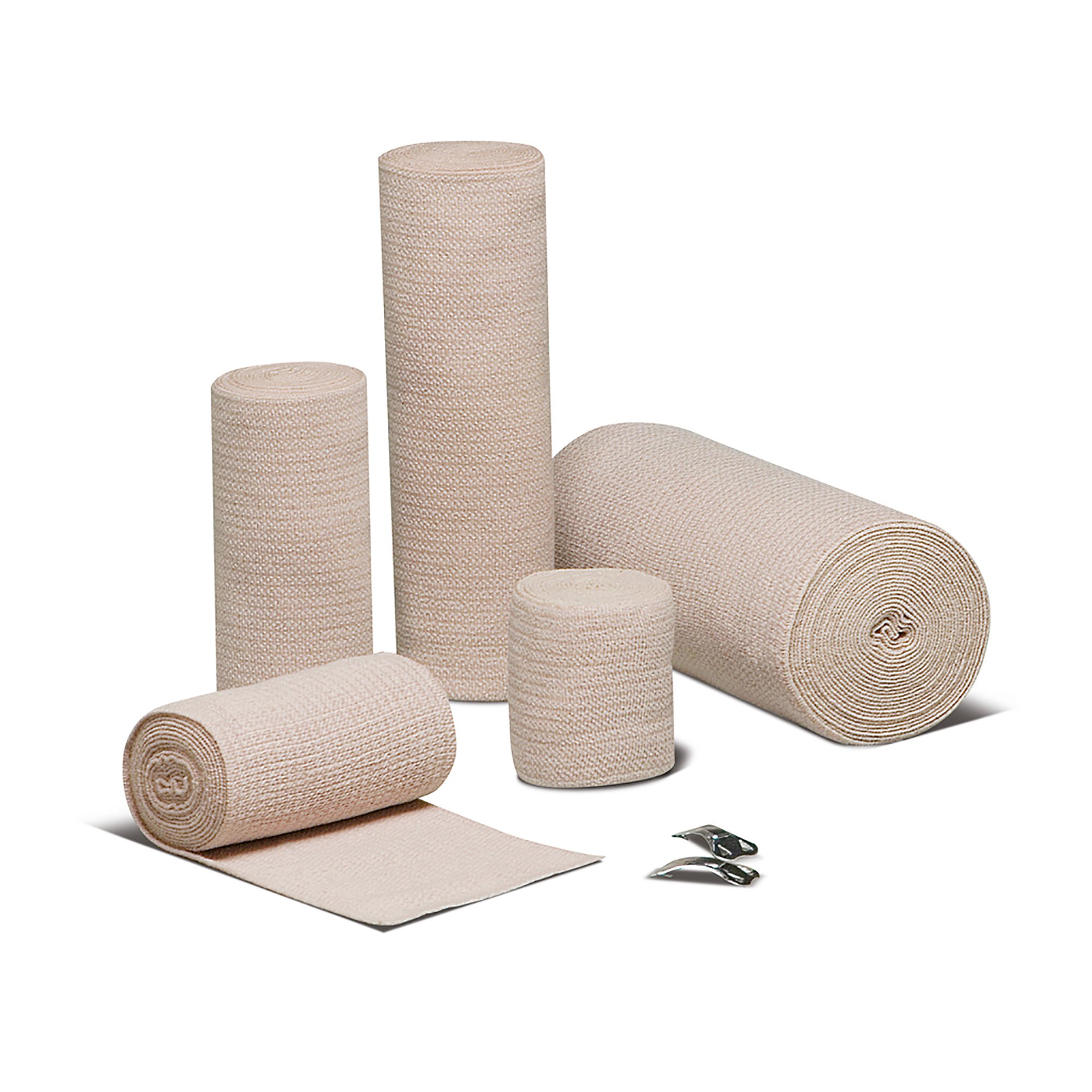 REB LF Clip Detached Closure Elastic Bandage, 4 Inch x 5 Yard MK 442328