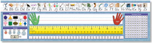 Primary Desk Plate-Modern Manuscript-Insprtnl