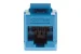 Cat5e RJ45 Inline Coupler Type Keystone Jack, Blue