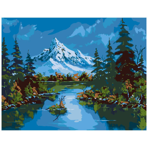 Artwille Paint by Number - Mountain Landscapes