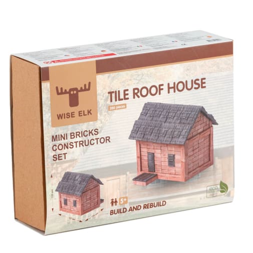 Old Town Tile Roof House 280 Piece Construction Set