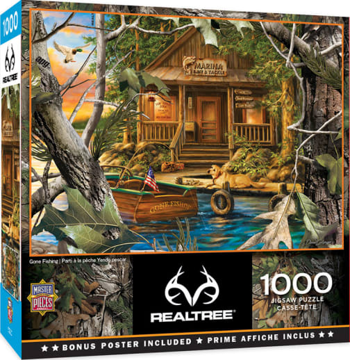 Realtree - Gone Fishing Puzzle (1000 piece)